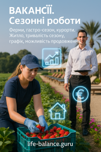Вакансії сезонні роботи в Німеччині для українців – ферми, гастро-сезон та курорти