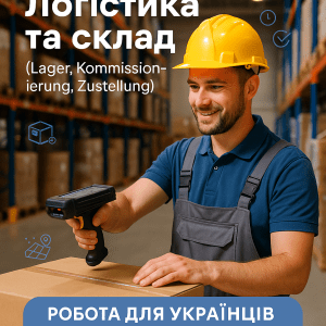 Вакансії логістика та склад у Німеччині для українців – робота на складі, пакування, комплектація, доставка