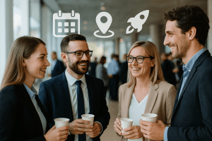 Українські підприємці спілкуються на бізнес-зустрічі та нетворкінгу в Німеччині – форум анонси бізнес зустрічі воркшопи стартапи нетворкінг Life-Balance.Guru.